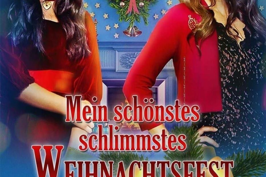 Das Filmplakat für „Mein schönstes schlimmstes Weihnachtsfest“ mit Shiri Appleby und Charles Shaughnessy.