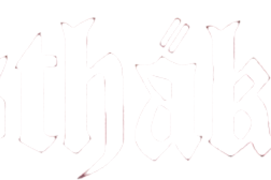 Schriftzug „Westhäkchen“ in einer gotischen Schriftart.