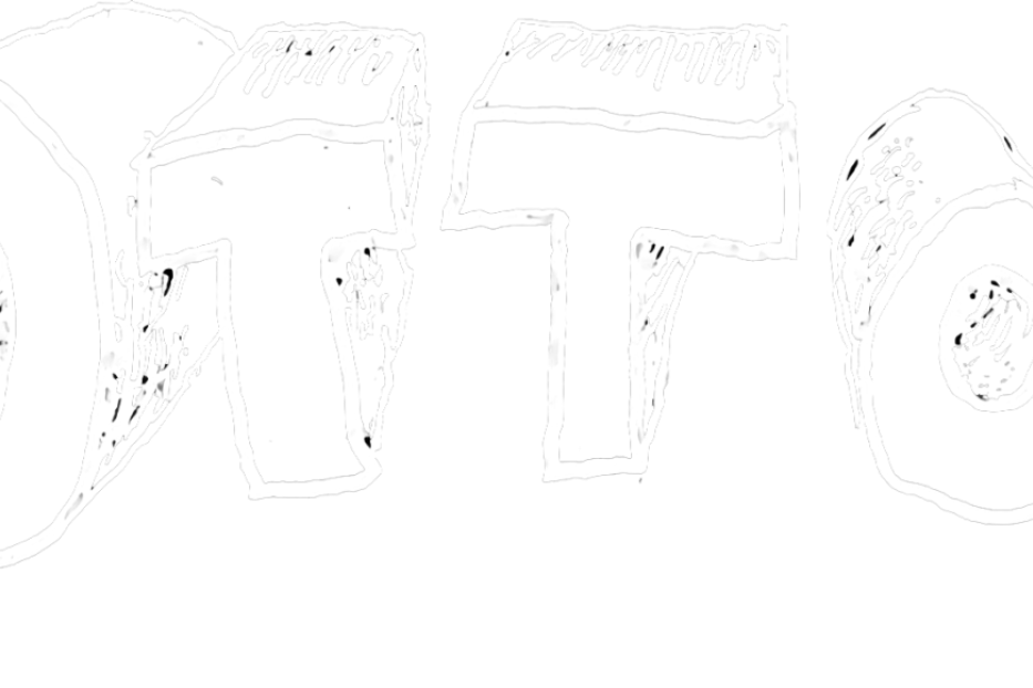 Das Logo für „Otto – Die Show“ in weißer Schrift auf schwarzem Hintergrund.