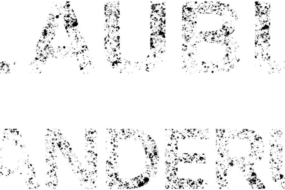 Der Titel „Unglaubliche Tierwanderungen“ in weißer, gesprenkelter Schrift auf schwarzem Hintergrund.