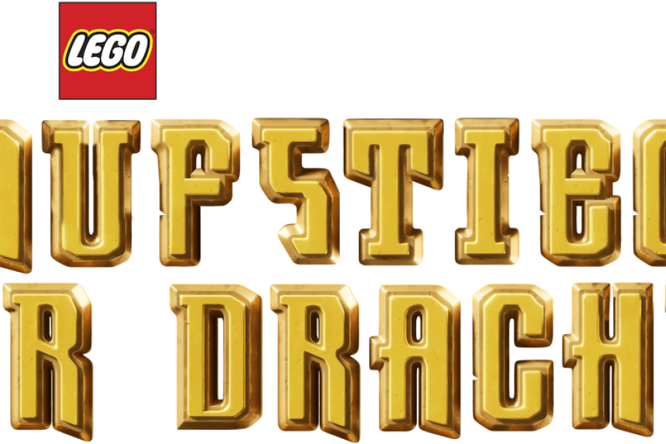 Logo der Lego-Ninjago-Serie „Aufstieg der Drachen“.