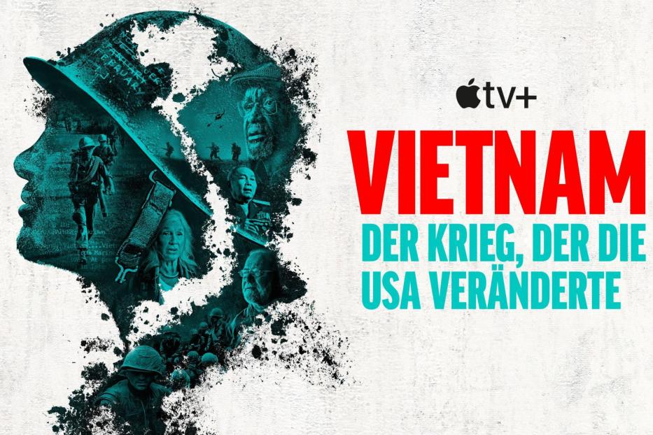 Das Poster für die Apple TV+ Dokumentation „Vietnam: Der Krieg, der die USA veränderte“.