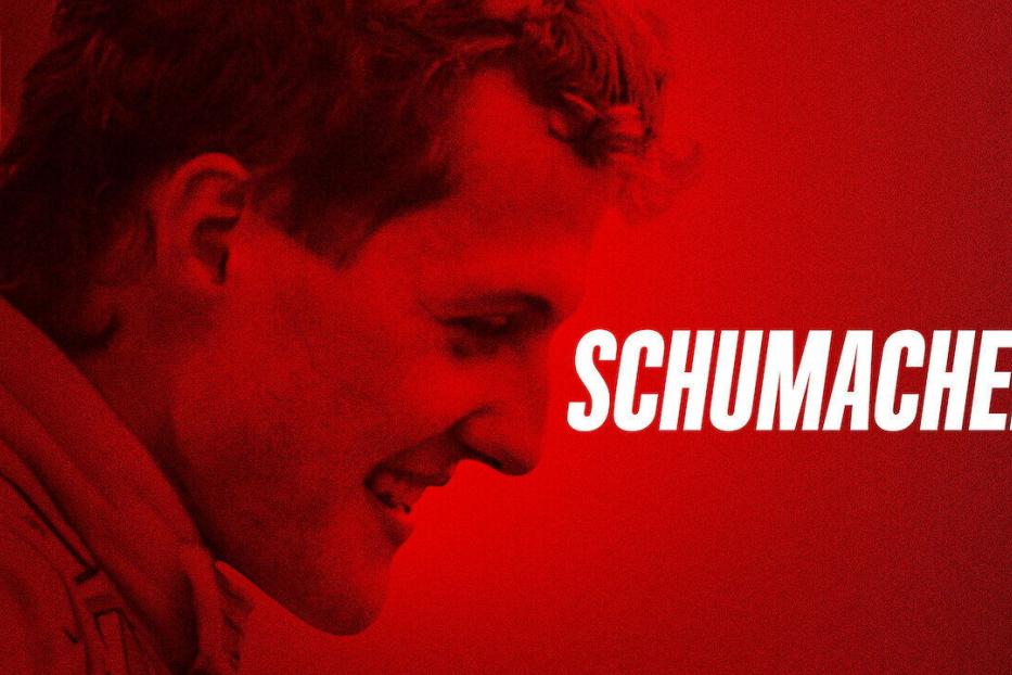 Das Filmplakat für die Netflix-Dokumentation „Schumacher“.