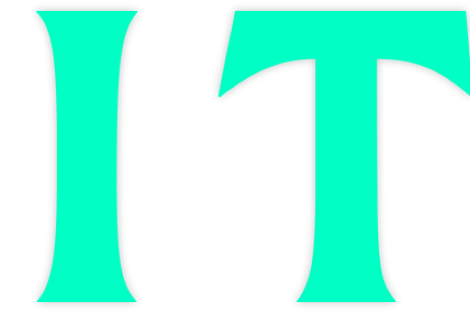 Der Schriftzug „KITZ“ in türkisfarbener Schrift auf schwarzem Hintergrund.