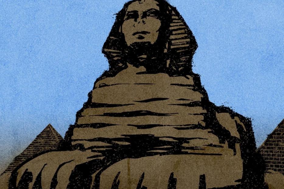 Das Cover von „Tal der Könige – Ägyptens verlorene Schätze“ zeigt die Sphinx und Pyramiden.