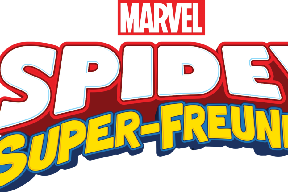 Das Logo der Marvel-Kinderserie „Spidey und seine Super-Freunde“.