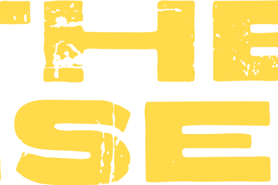 Das Wort „The Desert“ in gelber Schrift auf schwarzem Hintergrund.