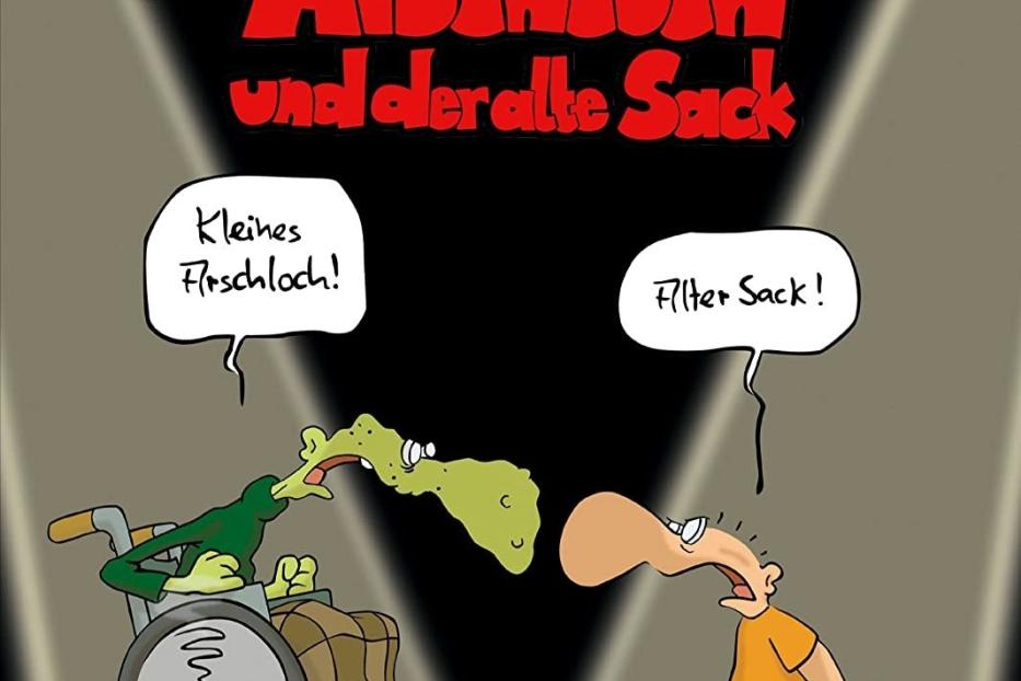 Das Cover des Films „Das kleine Arschloch und der alte Sack“ von Walter Moers.