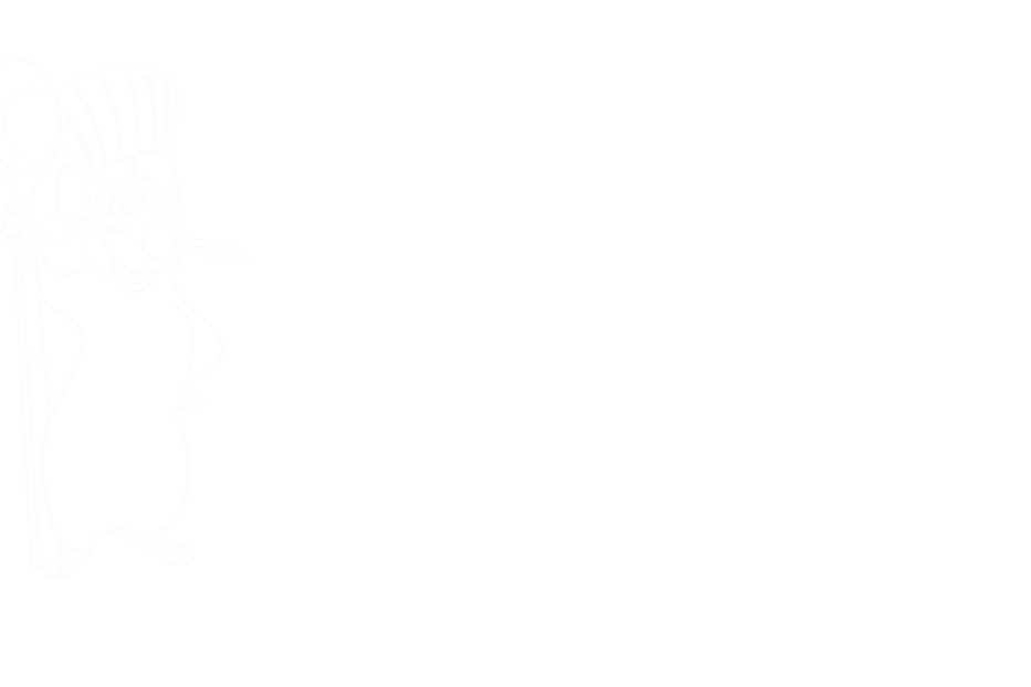 Das Disney-Logo und der Titel „An die Töpfe, fertig, lecker!“ mit einer Cartoon-Maus als Koch.