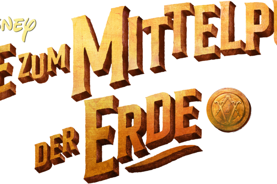 Das Logo von Disneys „Reise zum Mittelpunkt der Erde“.