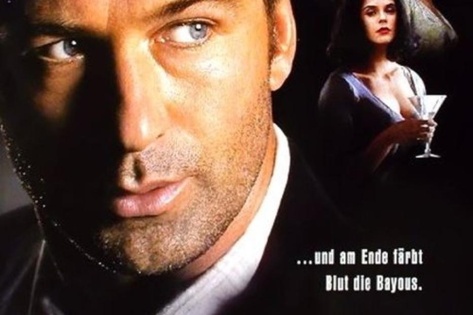 Das Filmplakat für „Mississippi Delta“ mit Alec Baldwin im Vordergrund.