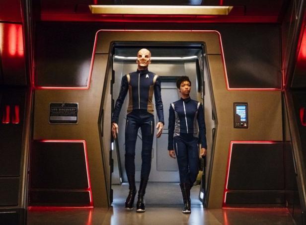 Star Trek Discovery: Saru und Burnham spielen Seifenoper