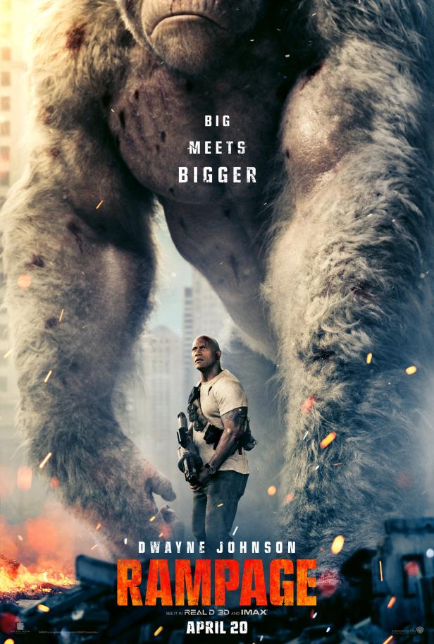 Erster Trailer von "Rampage“: Dwayne Johnson vs. gigantische Monster