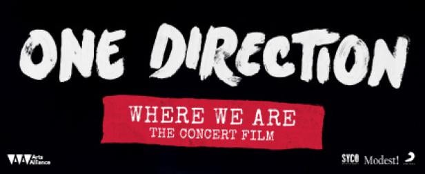 Das Filmplakat für „One Direction: Where We Are – The Concert Film“.