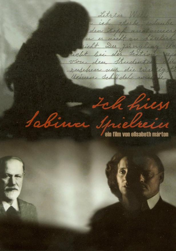 Das Filmplakat für „Ich hiess Sabina Spielrein“ zeigt Sabina Spielrein, Sigmund Freud und Carl Jung.