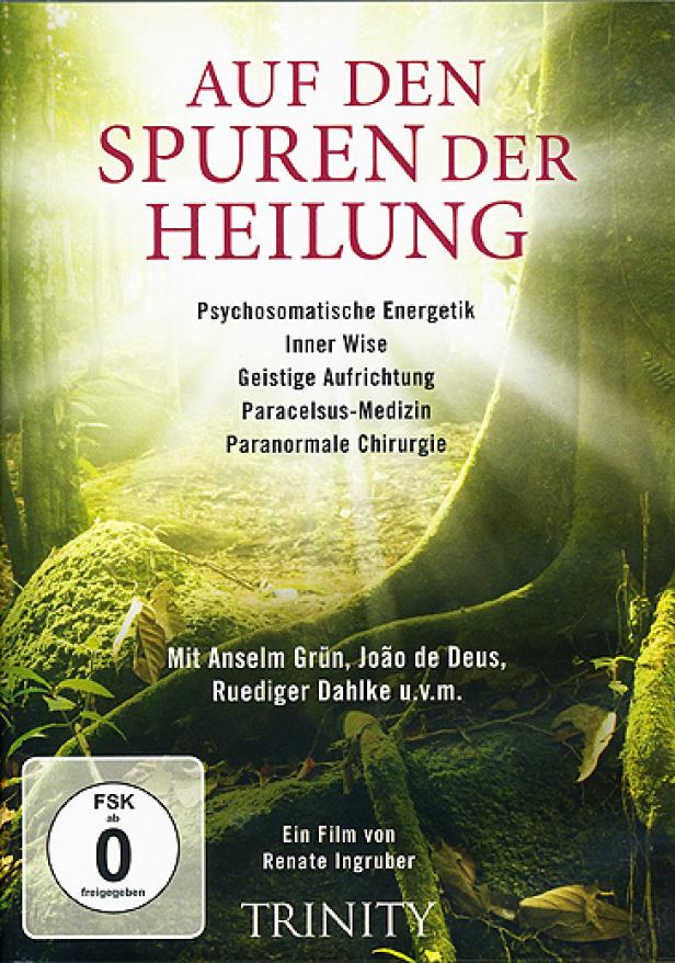 Das Cover des Films „Auf den Spuren der Heilung“ zeigt einen moosbewachsenen Wald.