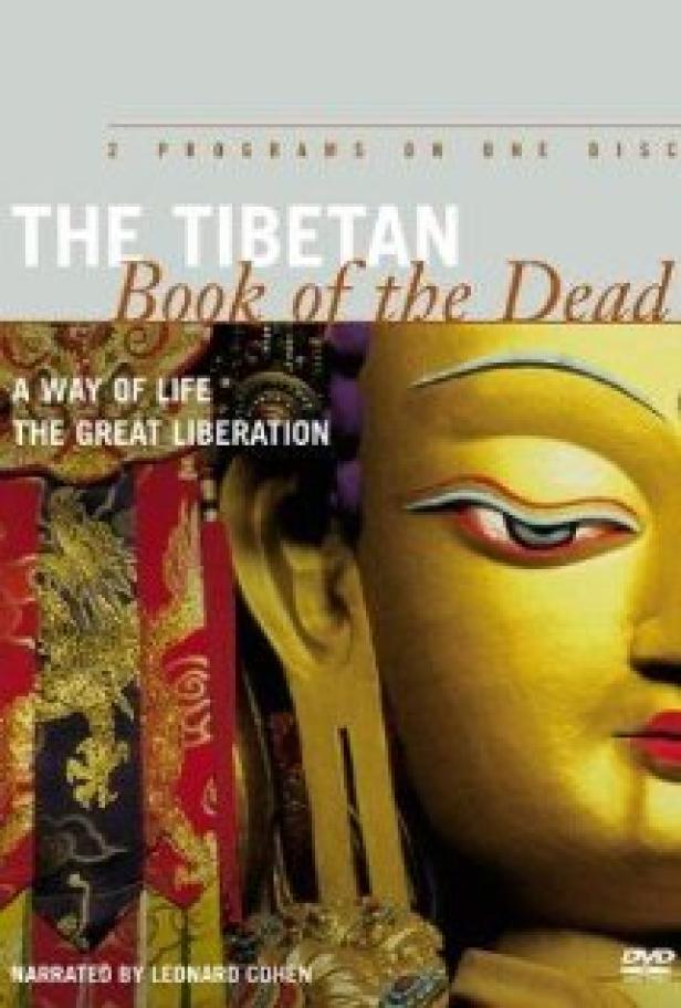 Das Cover der DVD „The Tibetan Book of the Dead“ mit Leonard Cohen als Sprecher.