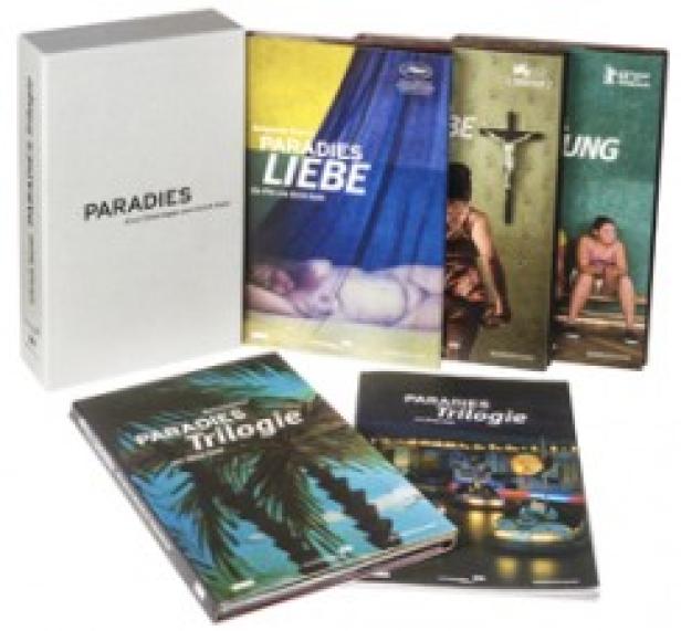 Die „Paradies“-Trilogie von Ulrich Seidl als DVD-Box.