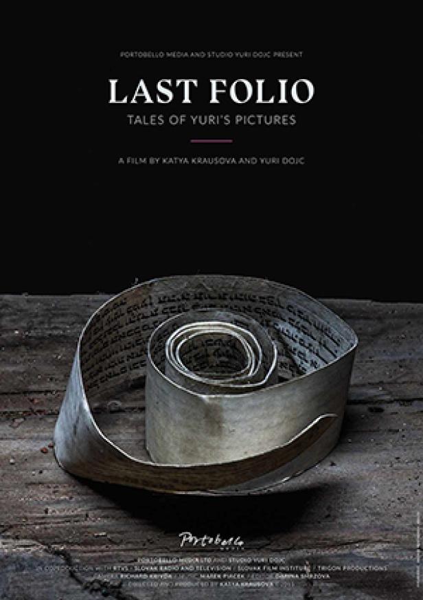 Das Filmplakat für „Last Folio: Tales of Yuri's Pictures“ zeigt eine Schriftrolle.