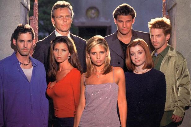 Die Hauptdarsteller der Fernsehserie „Buffy – Im Bann der Dämonen“