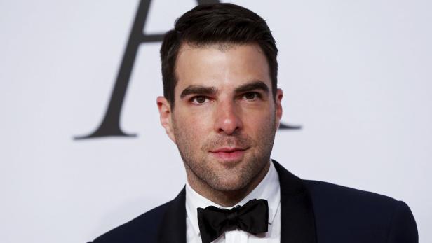 Actor Zachary Quinto arrives for the 2015 CFDA Fas