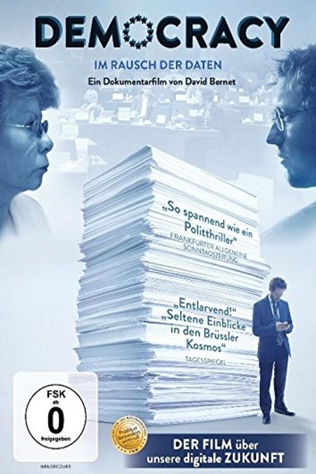 Das Filmplakat für den Dokumentarfilm „Democracy – Im Rausch der Daten“ von David Bernet.