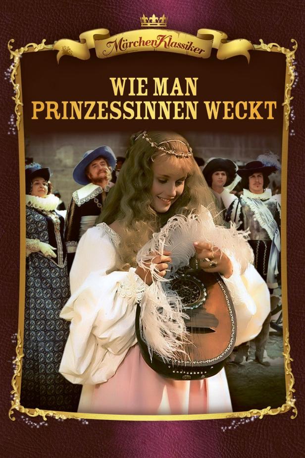 Das Filmplakat für „Wie man Prinzessinnen weckt“ zeigt eine junge Frau mit einer Laute.