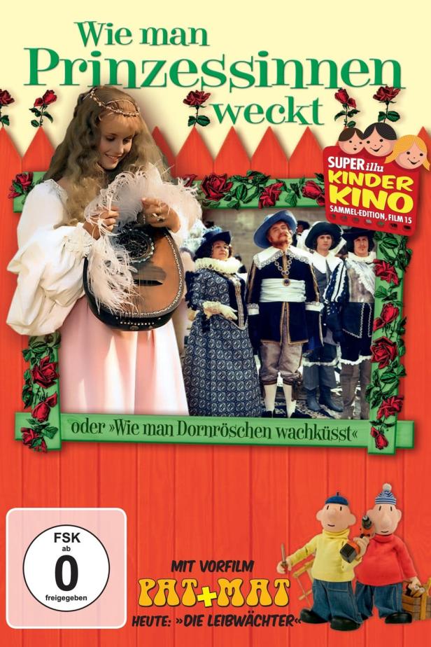 Das Cover des Films „Wie man Prinzessinnen weckt“ mit einer Szene und Pat & Mat.