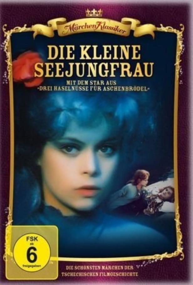 Das Cover des Films „Die kleine Seejungfrau“ mit dem Star aus „Drei Haselnüsse für Aschenbrödel“.
