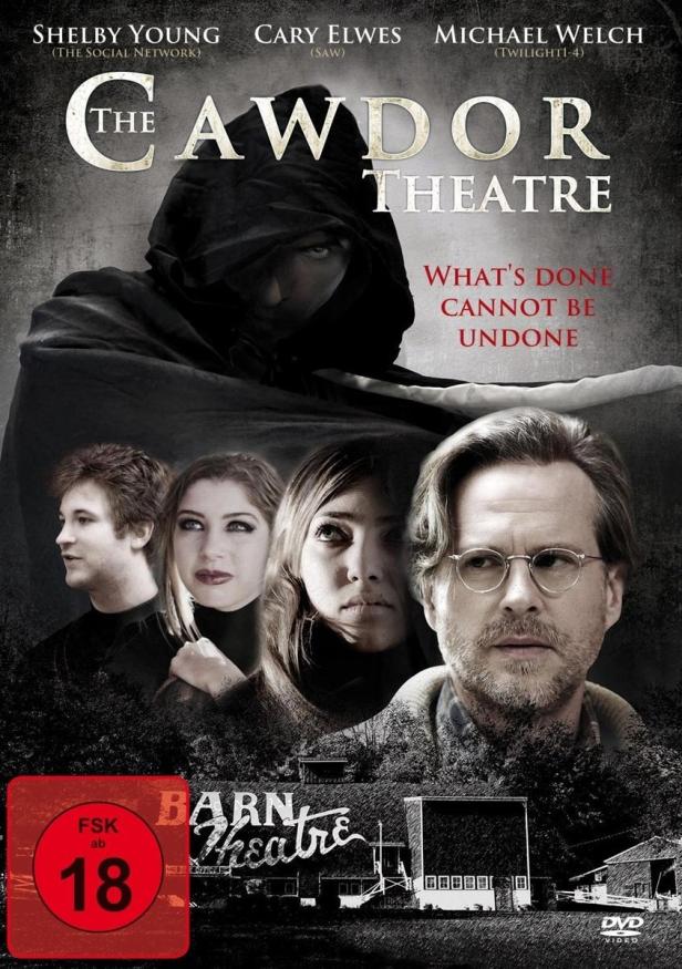 Das Filmplakat für „The Cawdor Theatre“ zeigt Schauspieler und den Titel des Films.