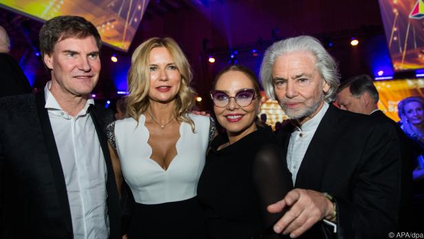 Maschmeyer mit Veronica Ferres, Ornella Muti und Hermann Bühlbecker