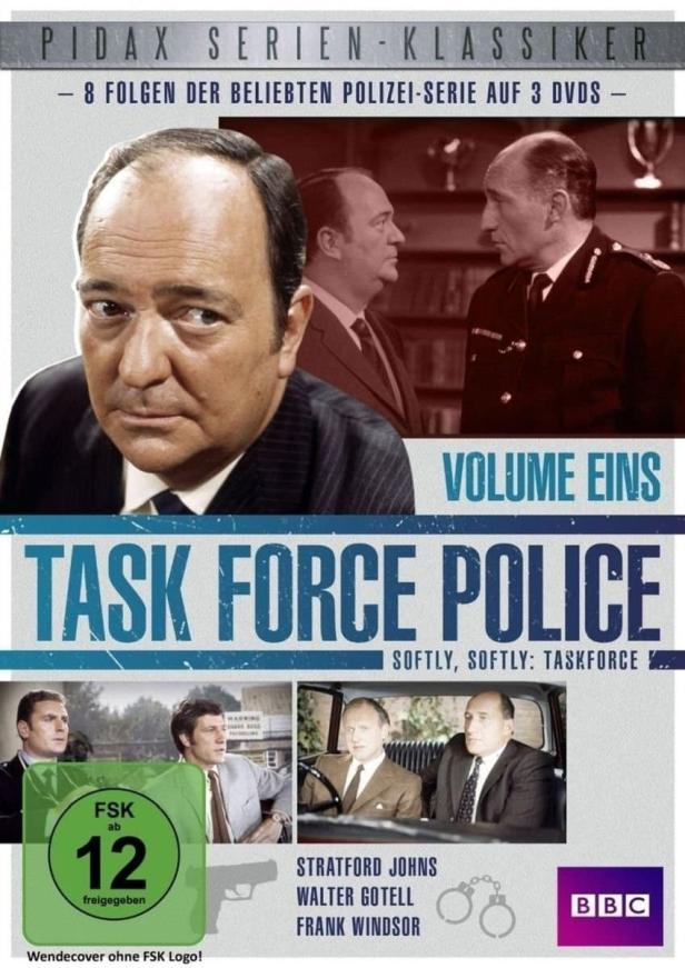 Das DVD-Cover der britischen Krimiserie „Task Force Police“.