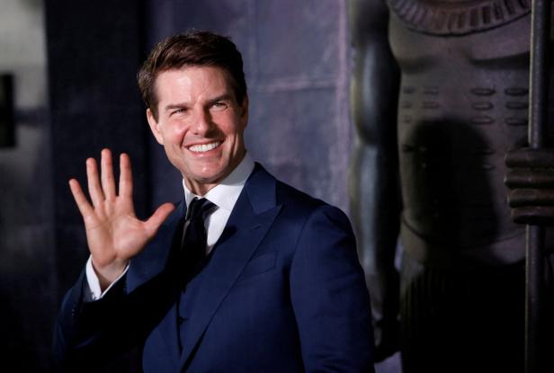 FILE PHOTO: Actor Cruise poses while promoting his latest film "The Mummy" at Plaza Carso in Mexico City