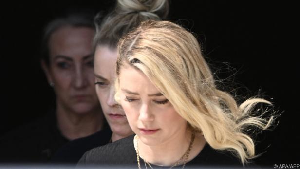 Amber Heard zeigte sich nach dem Urteil enttäuscht