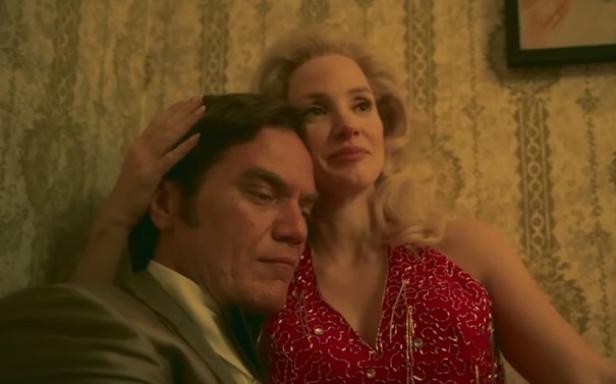 Michael Shannon als George Jones und Jessica Chastain als Tammy Wynette in "George & Tammy"