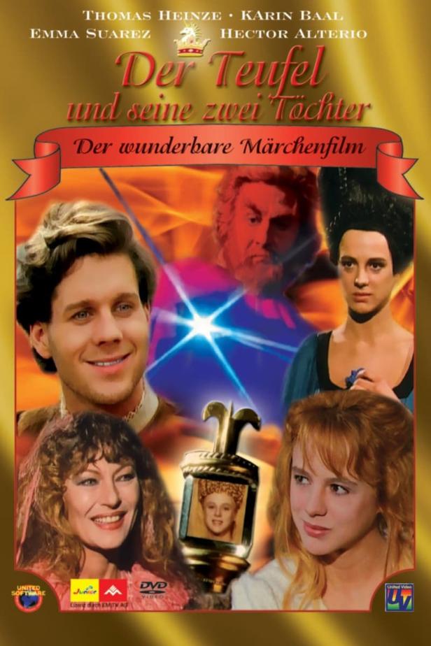 Das Filmplakat für „Der Teufel und seine zwei Töchter“ zeigt die Hauptdarsteller.