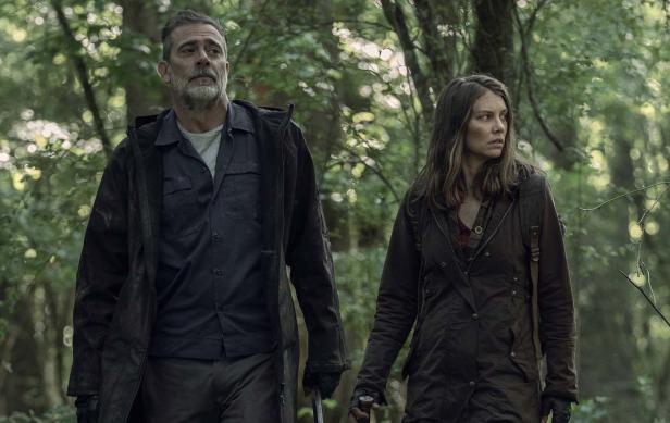 Jeffrey Dean Morgan als Negan und Lauren Cohan als Maggie in "The Walking Dead"