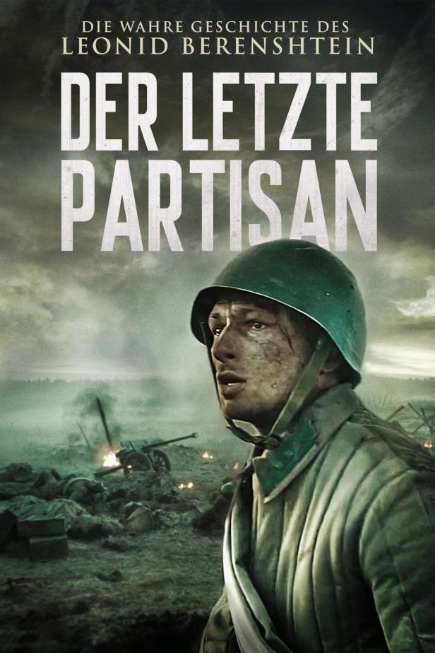 Das Filmplakat für „Der letzte Partisan“ zeigt einen Soldaten im Krieg.