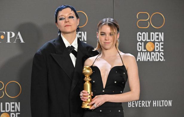 US-ENTERTAINMENT-FILM-TELEVISION-GOLDEN-GLOBES-PRESS ROOM