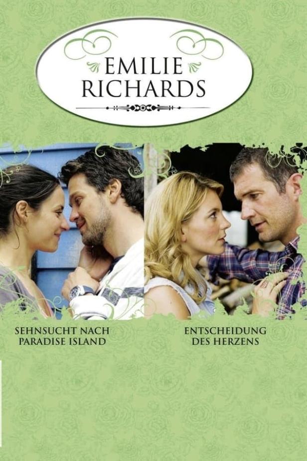 Das Cover des Films „Sehnsucht nach Paradise Island“ und „Entscheidung des Herzens“ von Emilie Richards.