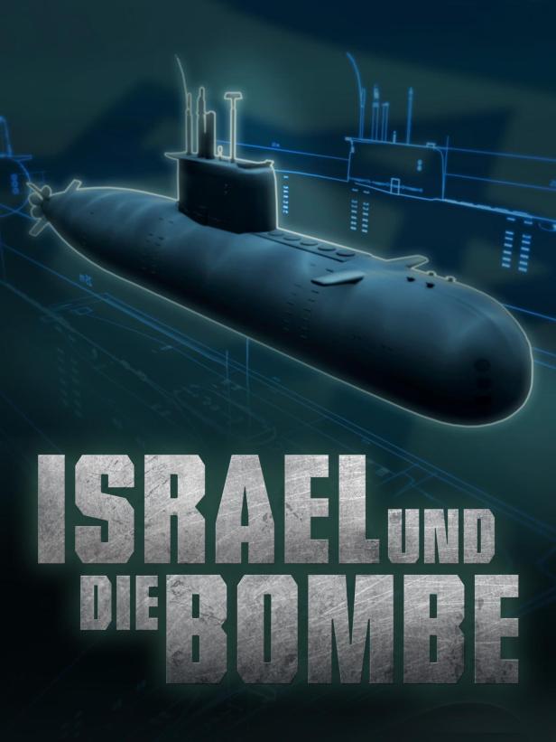 Das Cover von „Israel und die Bombe“ zeigt eine stilisierte U-Boot-Darstellung.