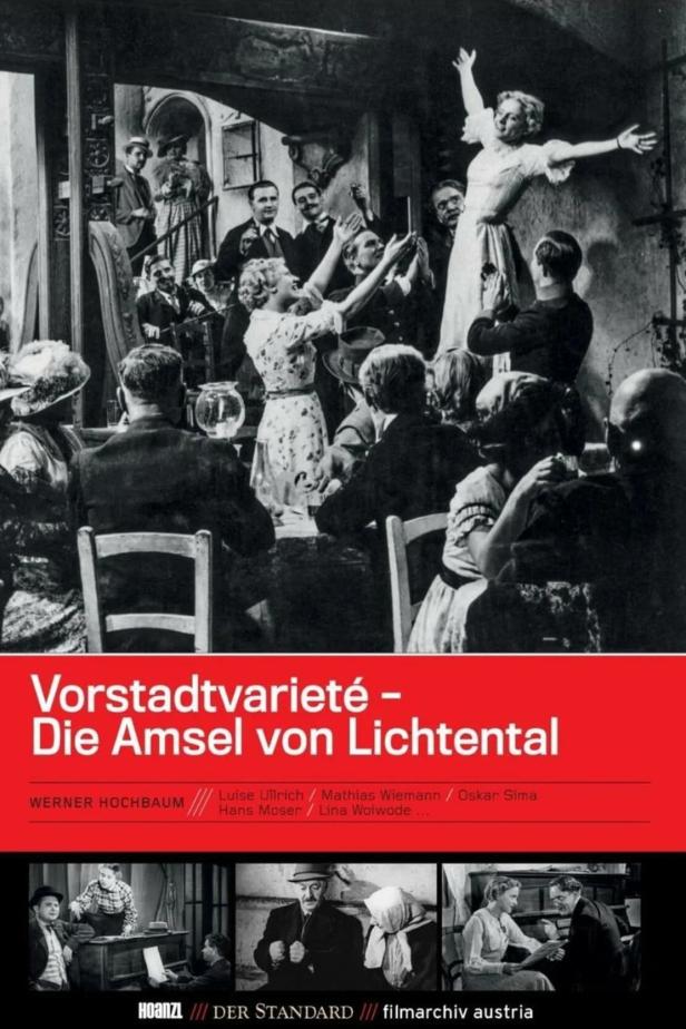 Plakat für den Film „Vorstadtvarieté – Die Amsel von Lichtental“ von Werner Hochbaum.