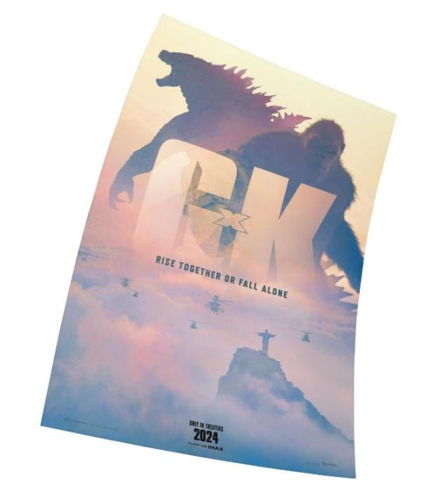 XXXL-Poster von Gozilla und King Kong