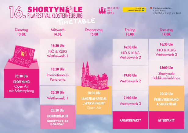 Shortynale 2024: Kurzfilmfestival aus Klosterneuburg