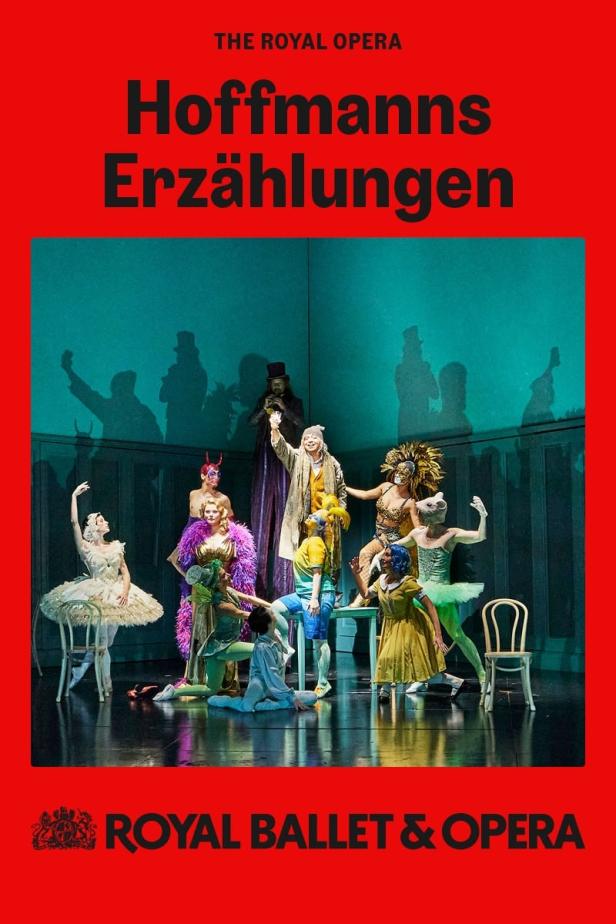 Eine Bühnenszene aus der Oper „Hoffmanns Erzählungen“ der Royal Opera.