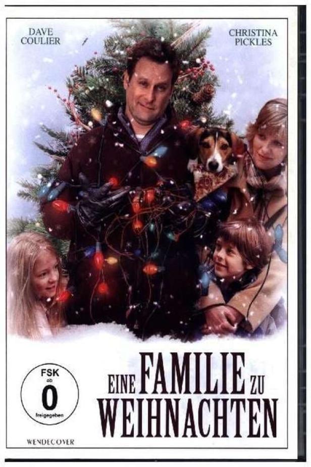 Das Cover des Films „Eine Familie zu Weihnachten“ mit Dave Coulier und Christina Pickles.