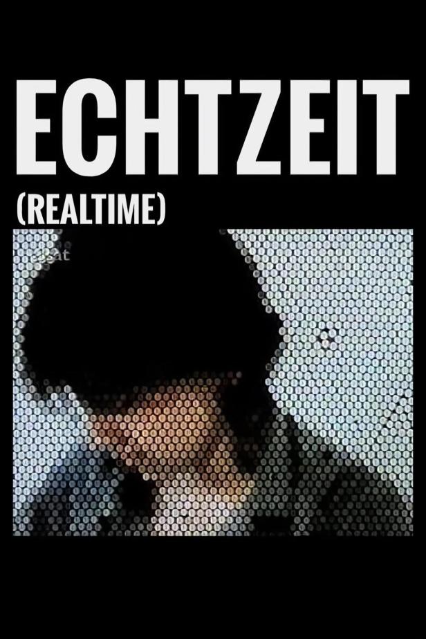 Das Cover des Albums „Echtzeit“ zeigt ein Gesicht hinter einem Raster.