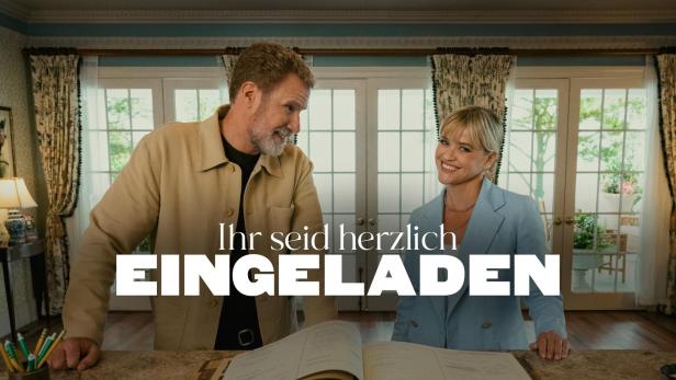 Will Ferrell und Reese Witherspoon laden herzlich ein.