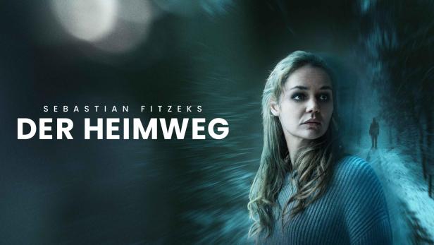 Das Cover des Buches „Der Heimweg“ von Sebastian Fitzek zeigt eine Frau in winterlicher Umgebung.