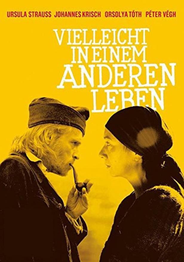 Das Filmplakat für „Vielleicht in einem anderen Leben“ zeigt zwei Personen in Sepiafarben.